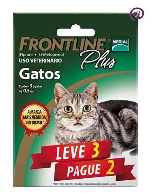 Combo Frontline Plus Gatos Merial 3 Pipetas