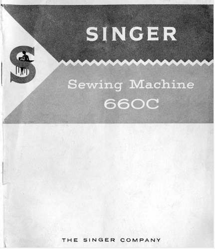 Manual De Instruções Máquina De Costura Singer c