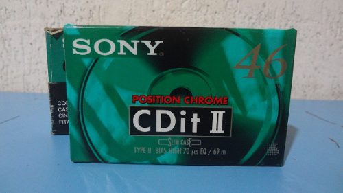 Fita Cassete - K7 Sony Cdi 46 - Cromo / Nova !!
