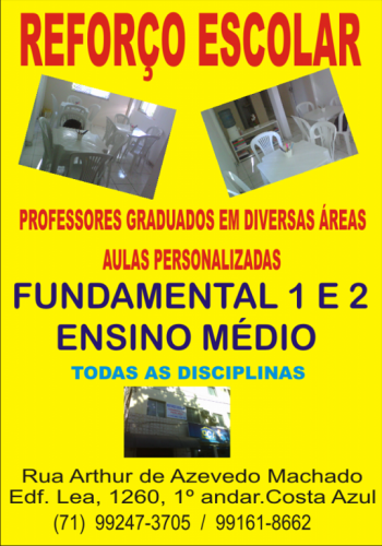 Curso e Reforço Escolar