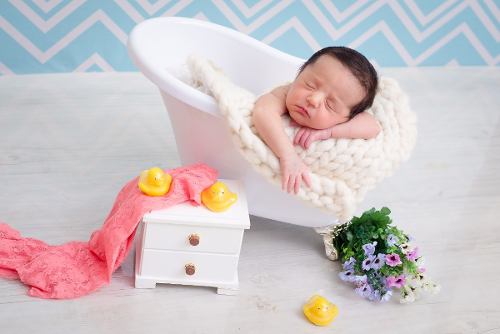 Banheira Props Newborn E Acompanhamento Fotográfico