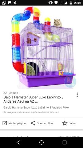 Gaiola para hamster