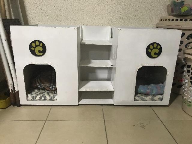 Pug Casinha para dois cachorros