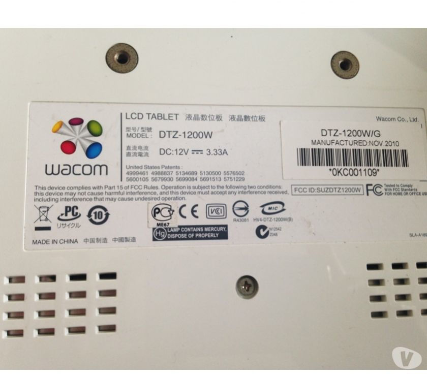 Mesa digitalizadora Wacom Cintiq 12wx