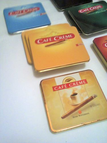 Latinha Creme Café (cigarrets) Holandeza (lote 17 Latinhas)