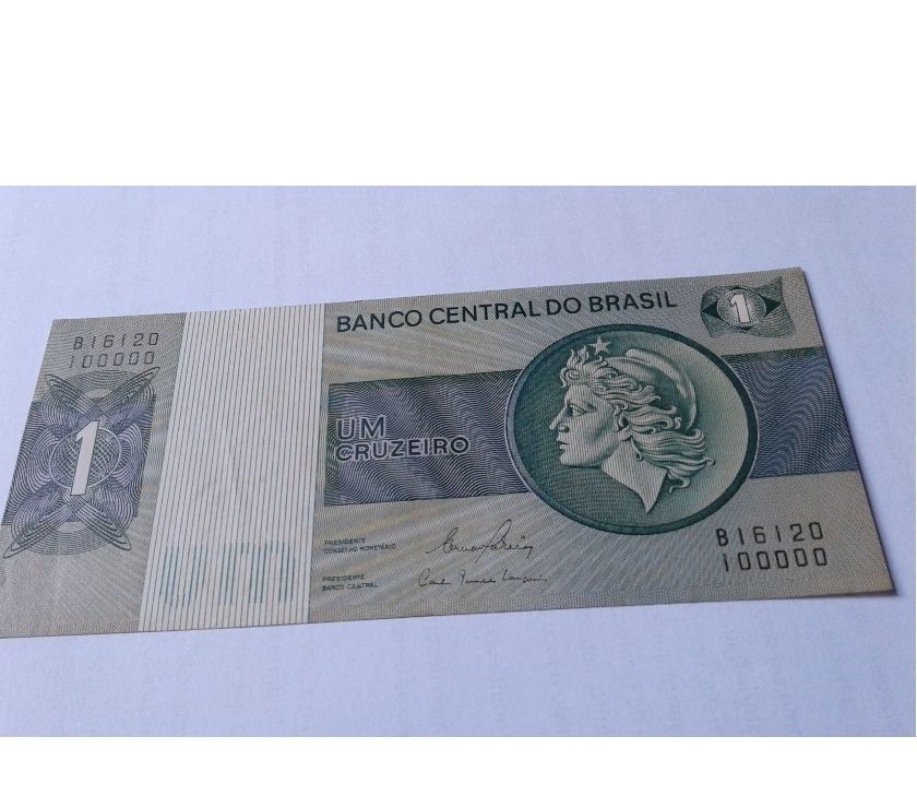 Coins Paper Brasil one Cruzeiro