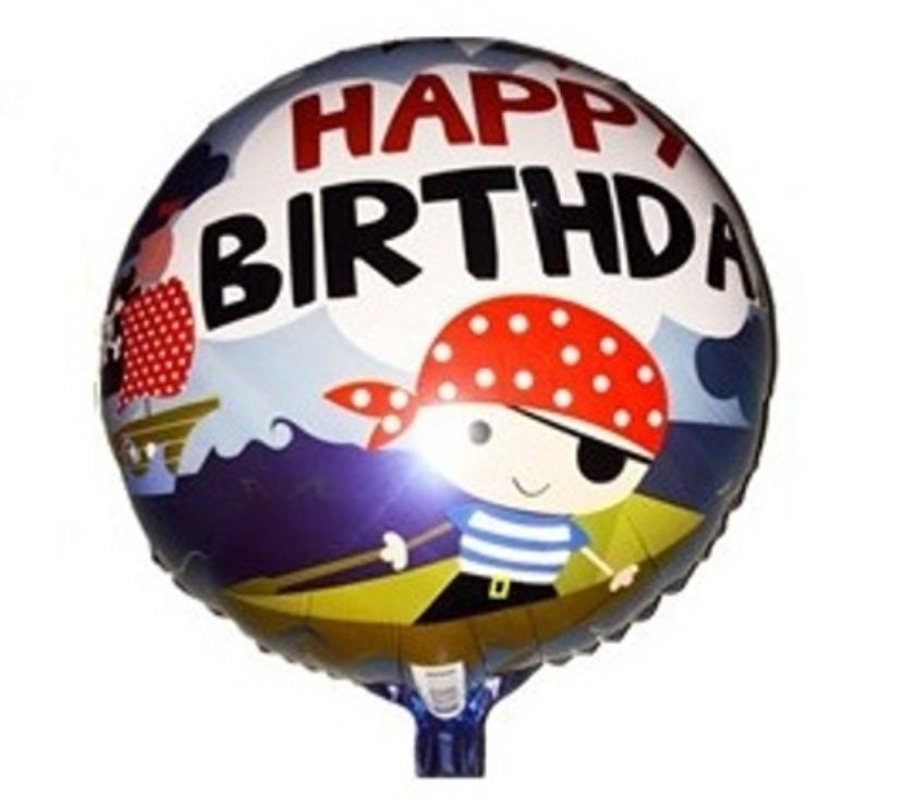 Balão Redondo Feliz Aniversário Happy birthday Decoração