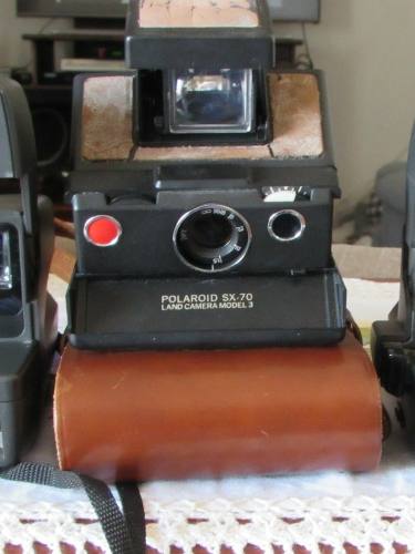 Câmera Fotográfica Polaroid Sx-70 Antiga