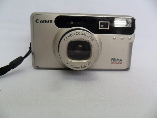 Câmera Máquina Fotográfica Antiga Canon Prima Zoom 60