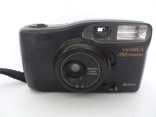 Câmera Máquina Fotográfica Antiga Yashica Mg Motor