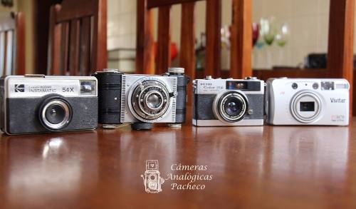 Lote Com 04 Cameras Antigas Originais - Decoração.