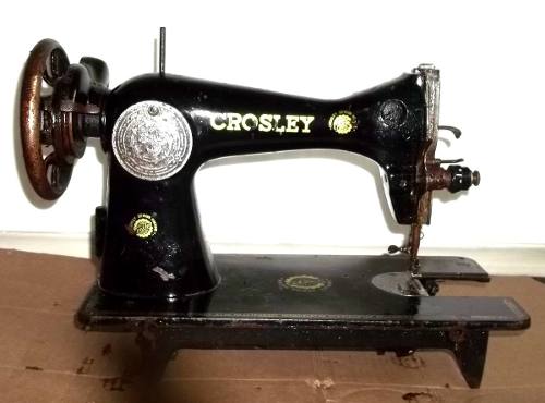 Máquina De Costura Crosley Raridade Antiga Não Funciona