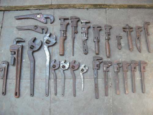 Chave Inglesa Antiga/grifo Antigo - 25 Unidades.