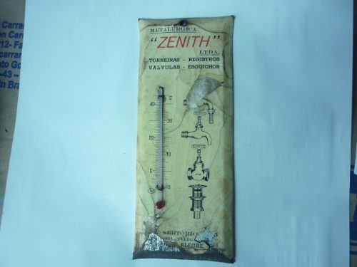 Ferramenta Antiga Termômetro Zenith Antigo Funcionando