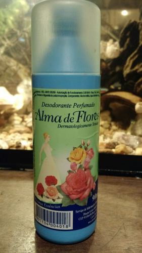 Antiga Embalagem De Desodorante Alma De Flores