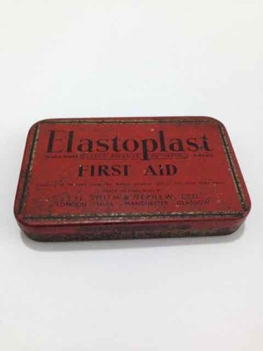 Antiga Pequena Lata De Elastoplast First Aid
