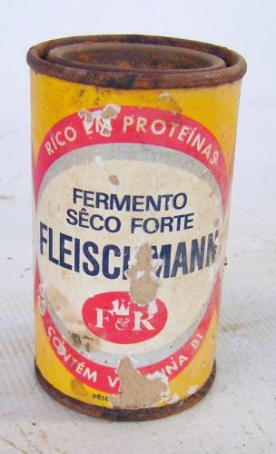 Lata Antiga Do Fermento Químico Fleischmann Royal - Fr