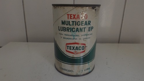 Lata De Óleo Antiga Texaco Oil ( Litros)