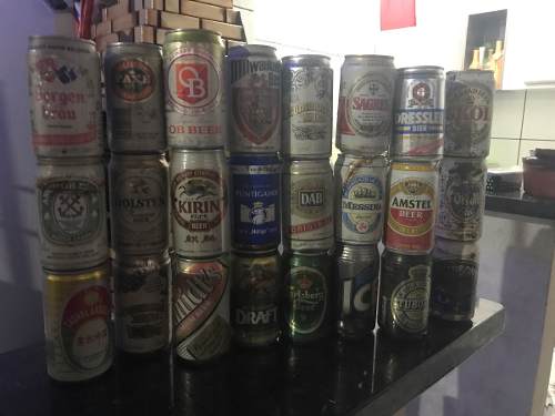 Latinhas De Cerveja Antigas Para Colecionadores (cheias)