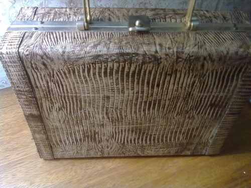 Casa Carone Bolsa Antiga Estampa Animal Print