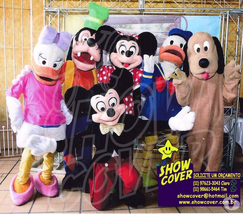 Turma do Mickey - Show Cover Personagens
