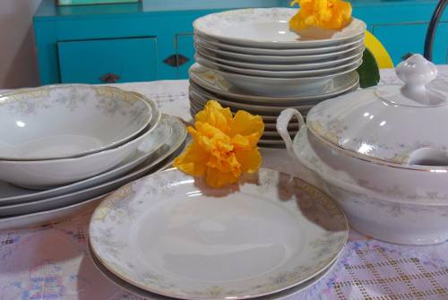 Jantar - Jogo Porcelana Antiga Real Gg - Anos 50