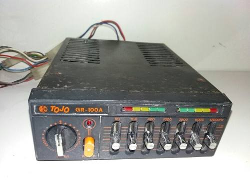 Antigo Amplificador Tojo Gr-100a Som De Carro P7
