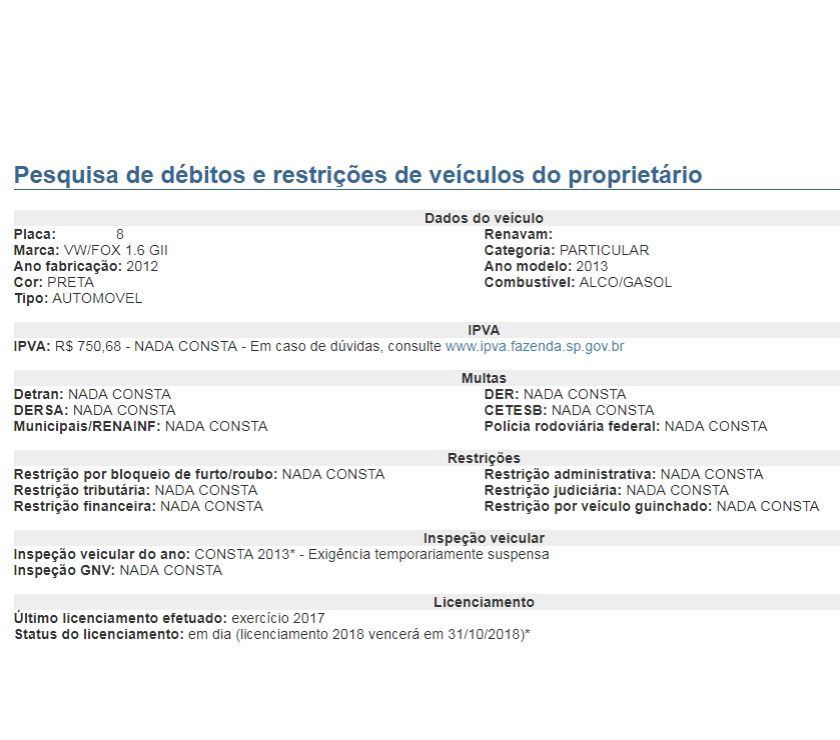 VW Fox 1.6 I-Motion Flex 4p 