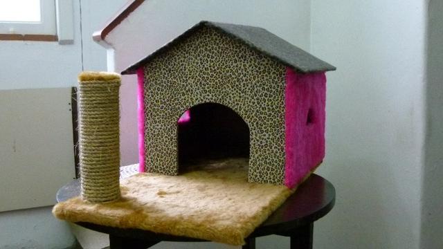 Casa de Gato com Arranhador