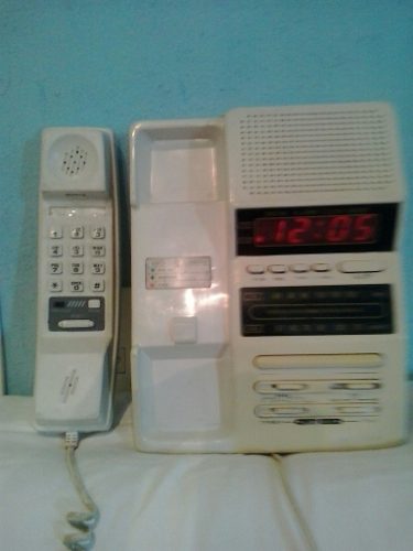 Radio Relogio E Telefone Antigo Mce 