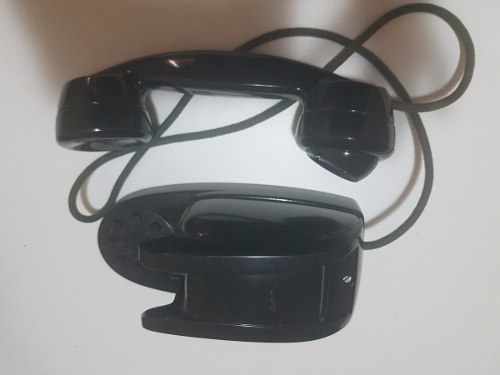 Telefone Antigo Standard Electric, Preto Baquelite, Interno