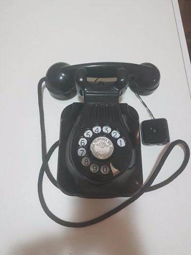 Telefone Antigo Standart Electric, Preto, Baquelite Parede