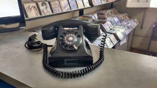 Telefone De Baquelite Preto Vintage ''novissimo''