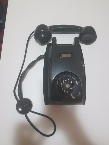 Telefone Ericsson De Parede, Preto Baquelite, Déc: 60