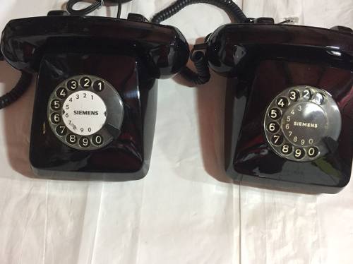 Telefone H -70 Da Siemens De Disco De Mesa Cor Preto