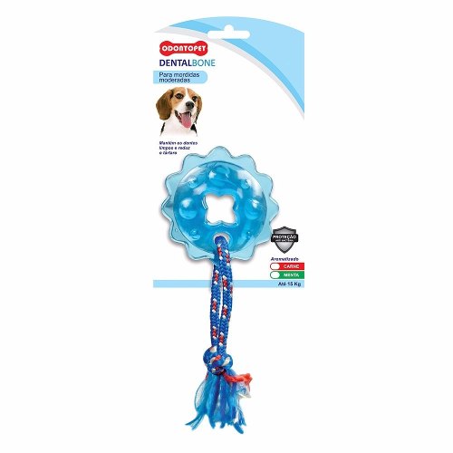 Brinquedo Cachorro Dentalbone Estrela Com Corda (até 15kg)