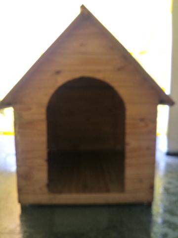 Casa de cachorro de madeira n:6