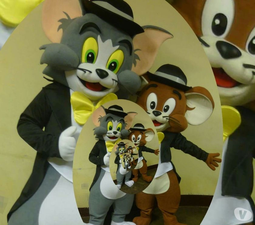 Tom e Jerry Cover Animação Festas Personagens vivos
