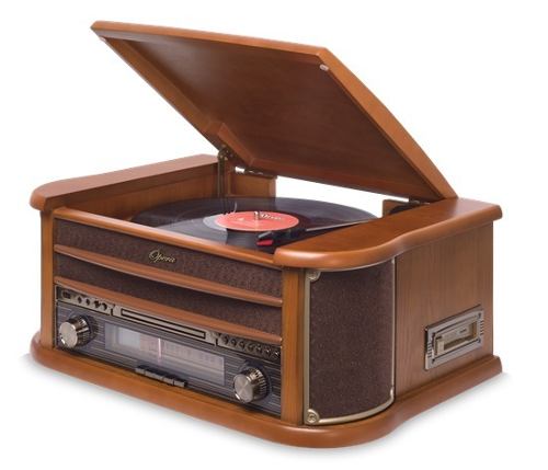 Toca Disco Opera Bluetooth/lp/cd/fm/am/usb/k7/gravação