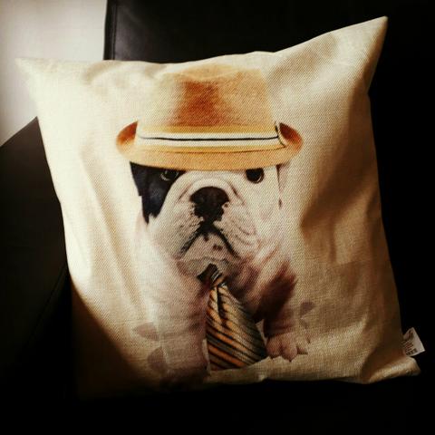 Capa para almofada Bulldog
