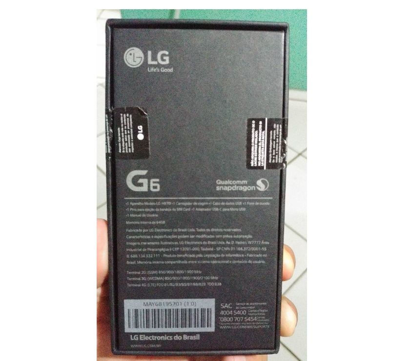 Smartphone Lg G6 Astro Black 64gb H870i Preto