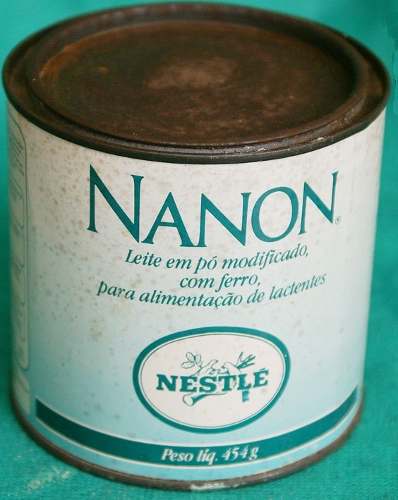 Lata Antiga De Nanon C/rótulo (Vazia)
