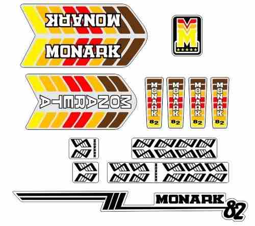 Adesivos Monark Monareta  Completo - Junior_sbs