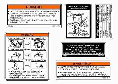 Adesivos Moto Antiga Yamaha Rd135 E Rd135z - Frete Grátis