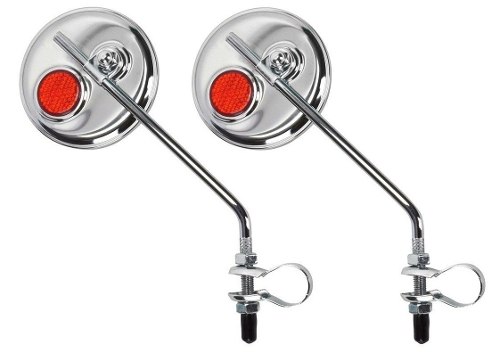 Par De Espelho Retrovisor Monark Monareta Tigrão Berlineta