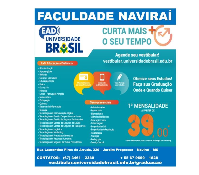 UNIVERSIDADE BRASIL - NAVIRAÍ MS