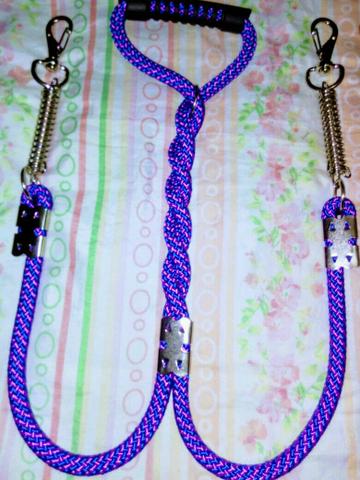 Guia Dupla Para O2 Cães