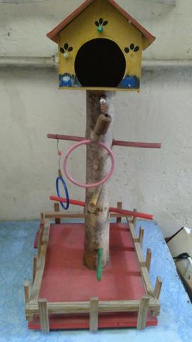 Casinha para calopsita