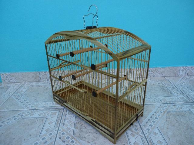Gaiola Luxo de Malha Fina (Serve Pra Coleiro e Outros Pássaros) - Novinha