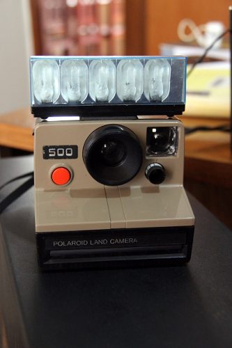 Câmera Polaroid Landcamera 500-não Testei